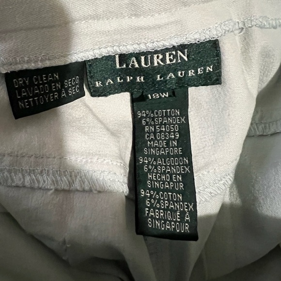 Lauren Ralph Lauren Seafoam Green Capri Pants Size 18 - Picture 6 of 6